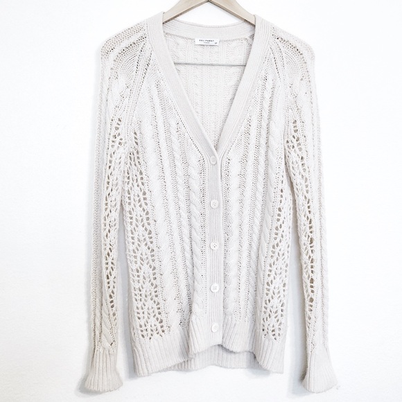 Equipment Cashmere Alpaca Wool Knit Suzy Cardigan - Picture 7 of 8